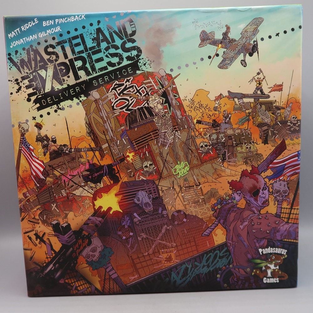Wasteland Express Delivery Service Board Game Pandasarus Games 2017 Complete